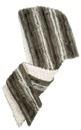 Hoody Scarf - Plush Faux Fur in Willows Grove (Two-Tone with Falkor Limited!)