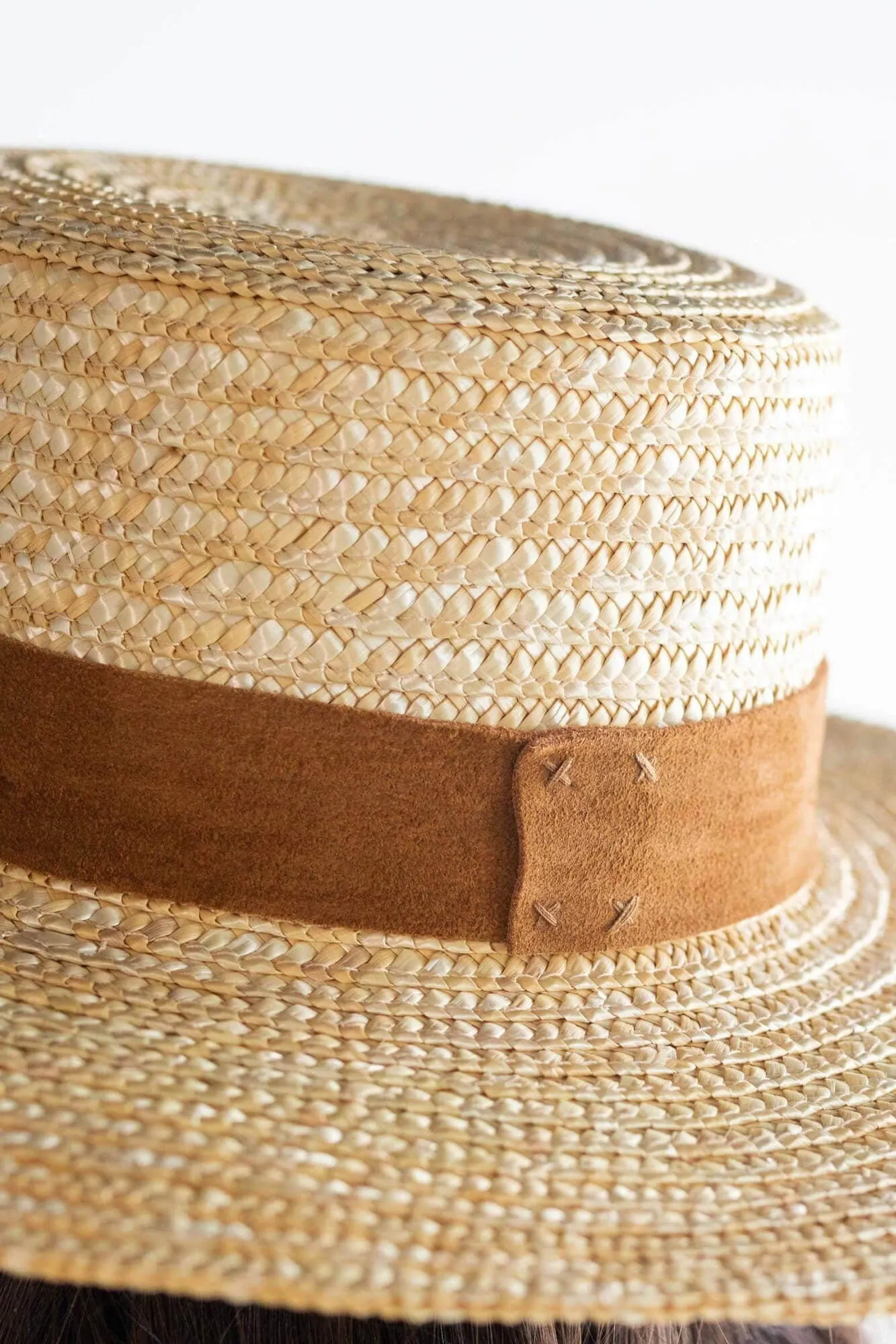 Aiden Straw Pork Pie Hat