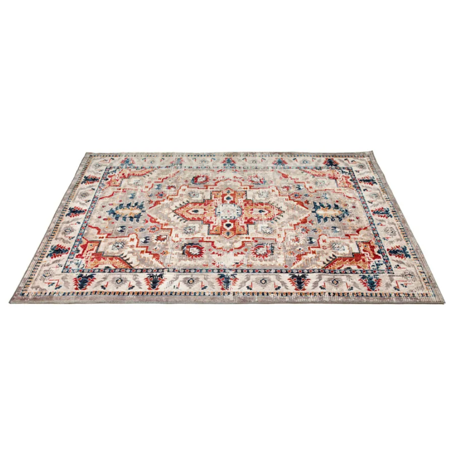 Ankara Multicolour Distressed Traditional Turkish Rug