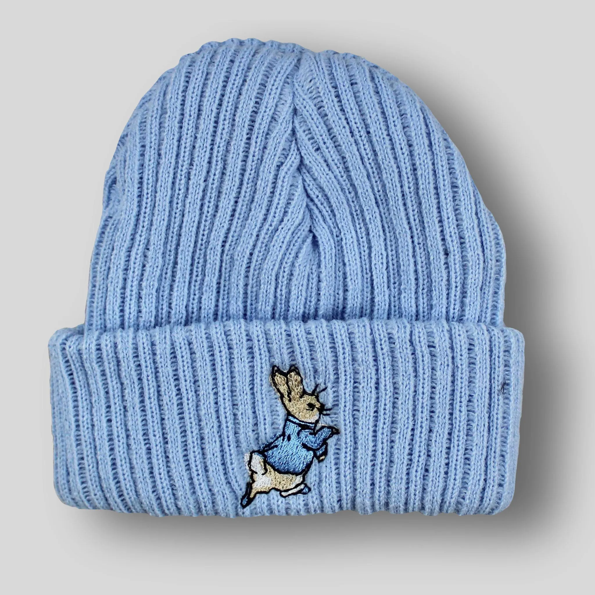 Baby Beanie Hat - Rabbit - Blue