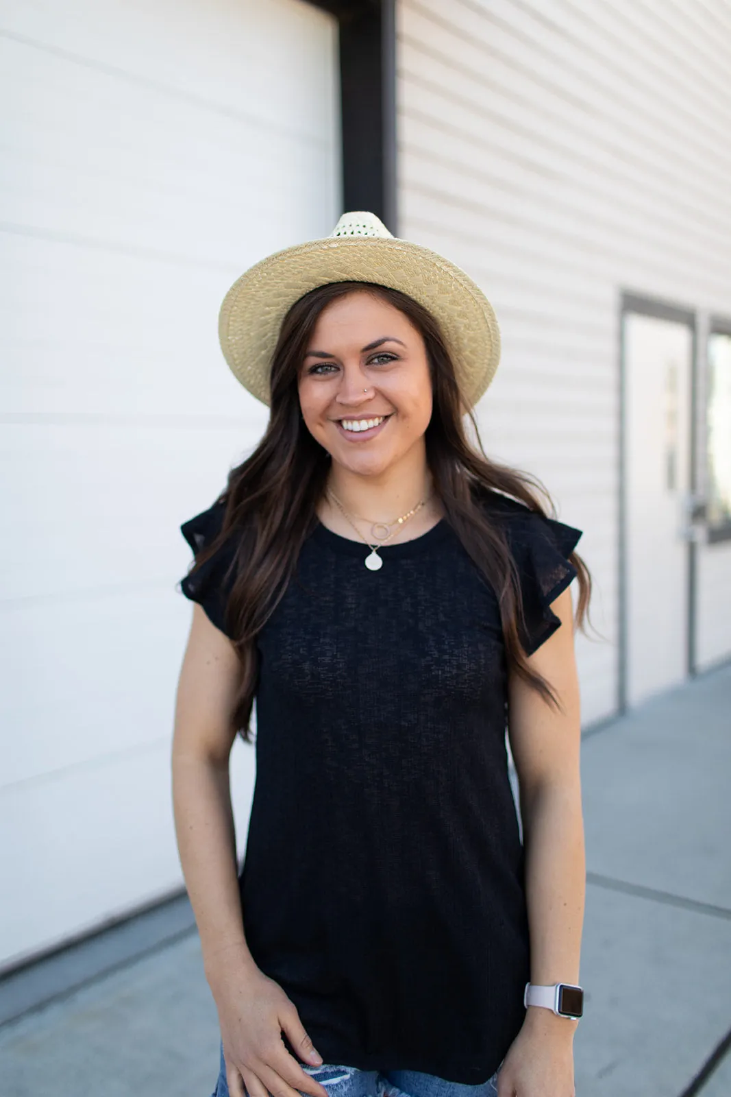 Boho Summer Weaved Ribbon Panama Hat-Natural