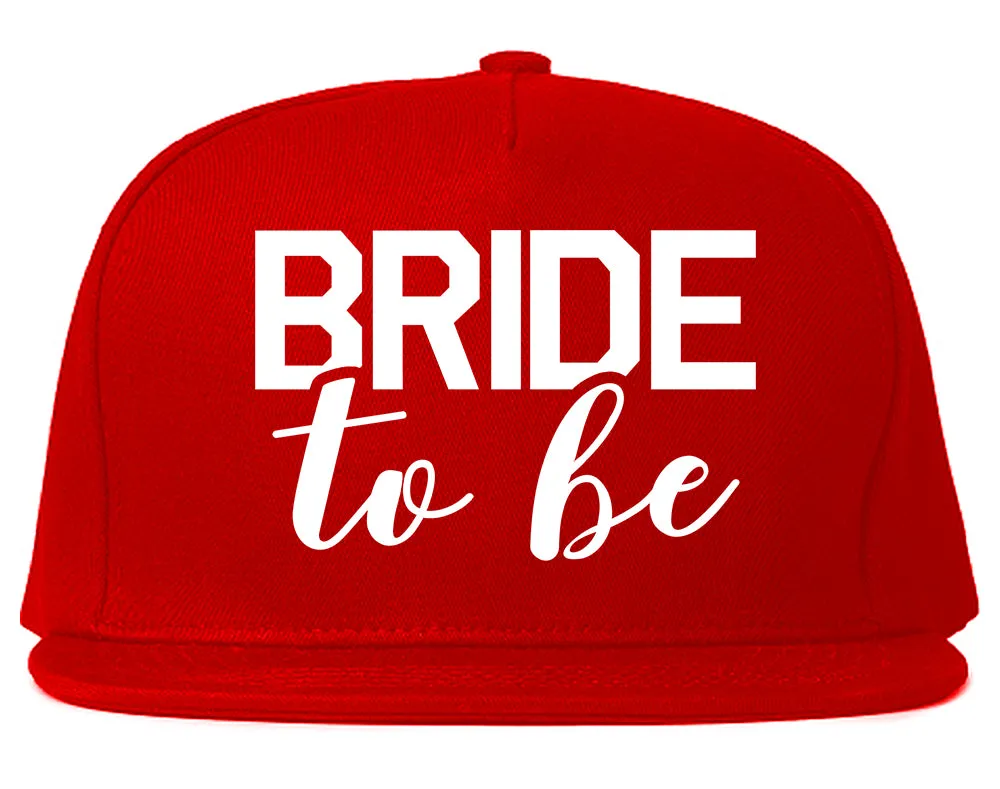 Bride To Be Mens Snapback Hat