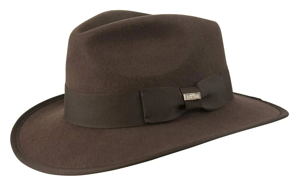 Conner Wool Felt Indiana Fedora Hat