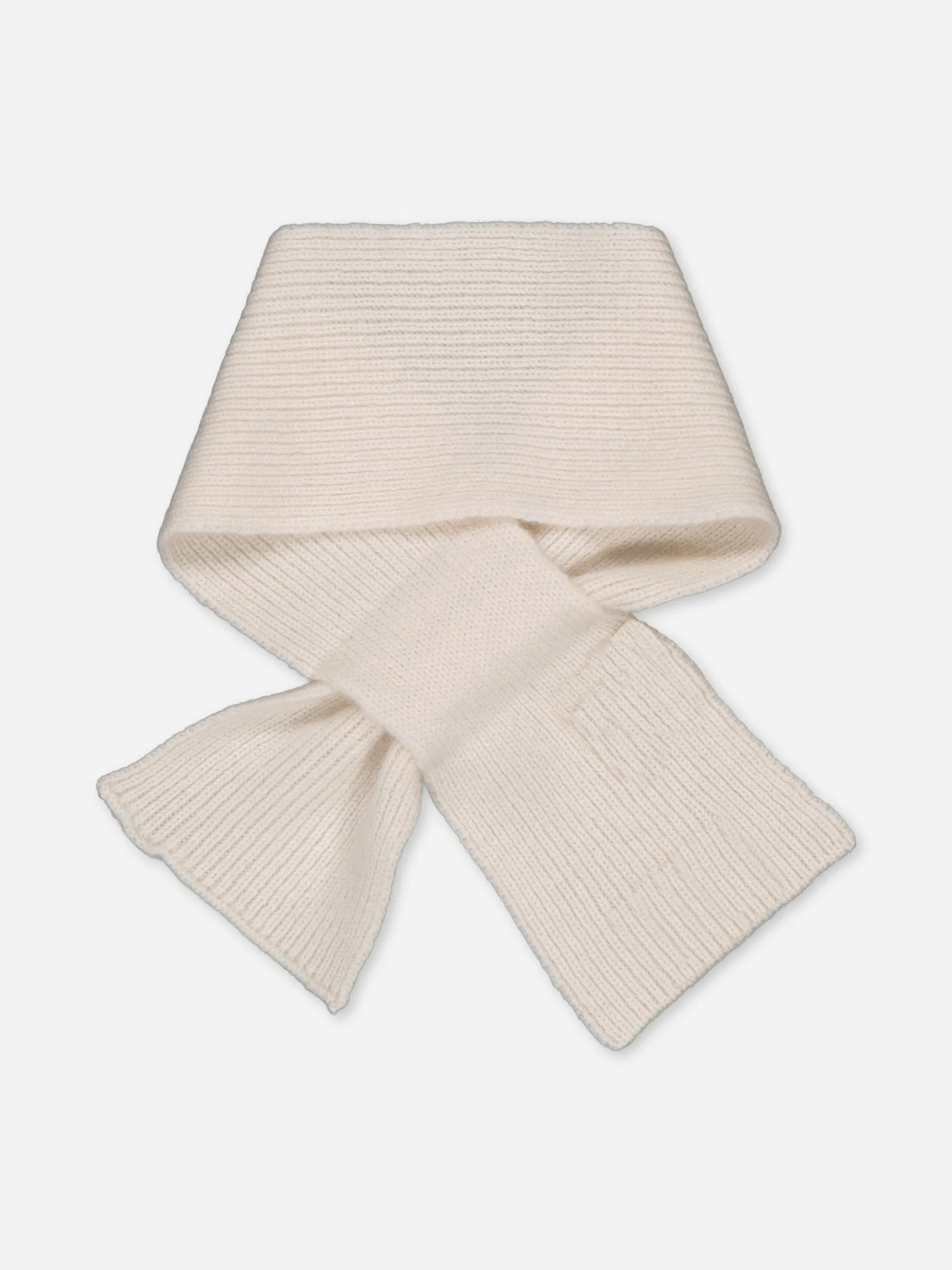 Dog Cashmere Scarf Ivory