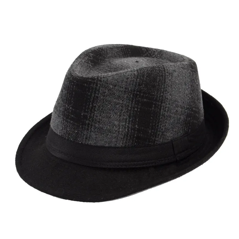 Fedora Hat Jazz Style  Bowler Hat for men 58cm