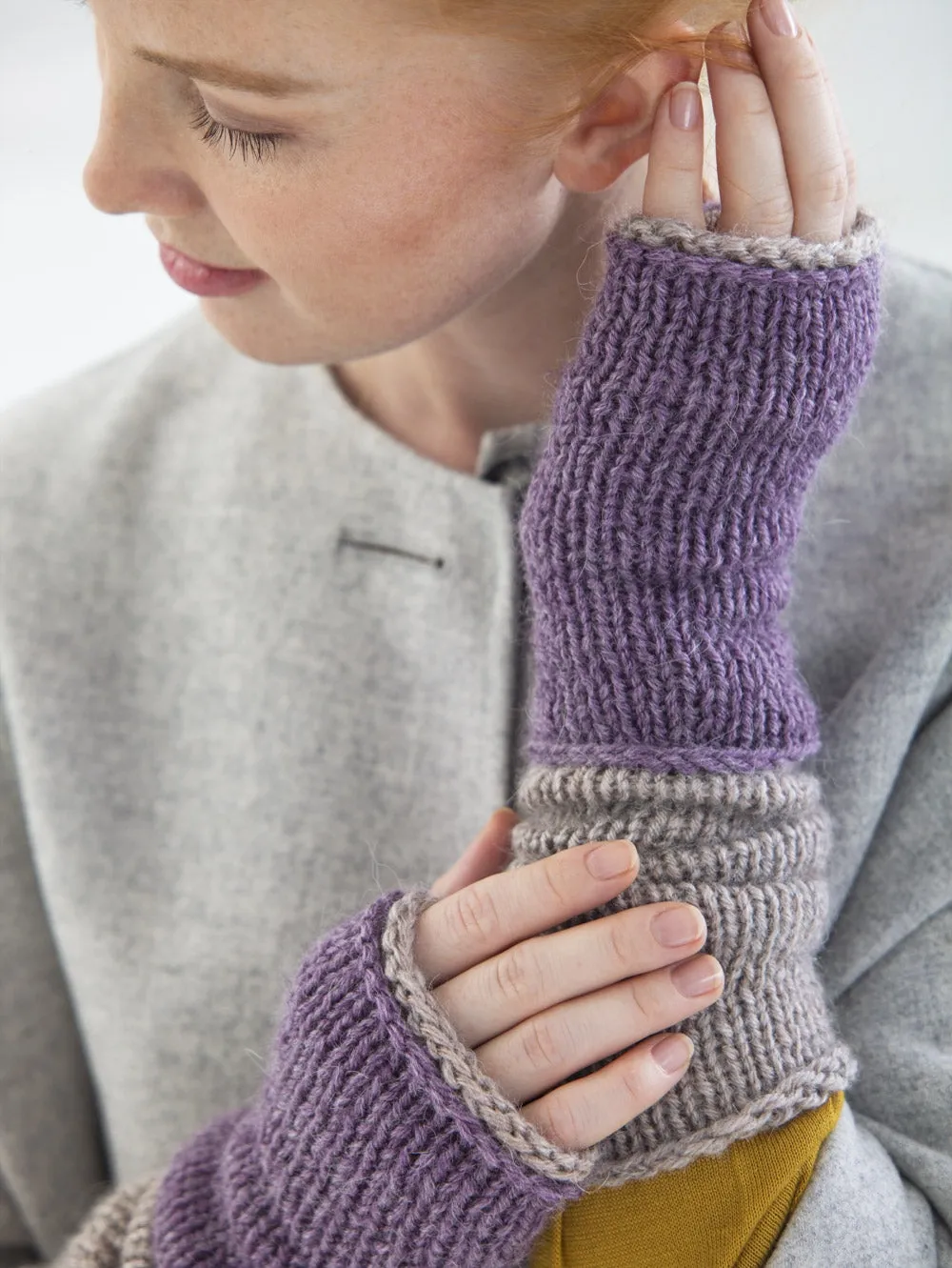 Finger Lakes Arm Warmers (Knit)