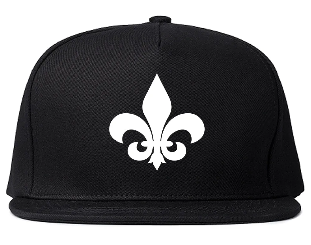 Fleur De Lis Chest Mens Snapback Hat