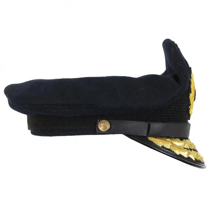 German Naval Visor Cap – Admiral Style with Embroidered Eagle