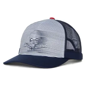 G/Fore Striped Skull Trucker Golf Hat - Twilight