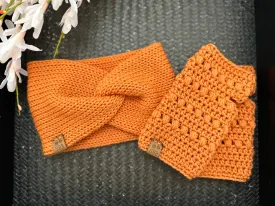 Headband & Fingerless Glove Set