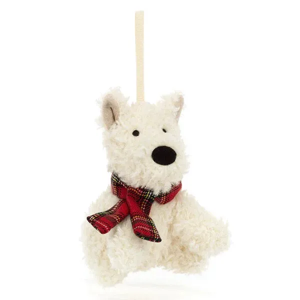 Jellycat - Munro Scottie Dog Decoration