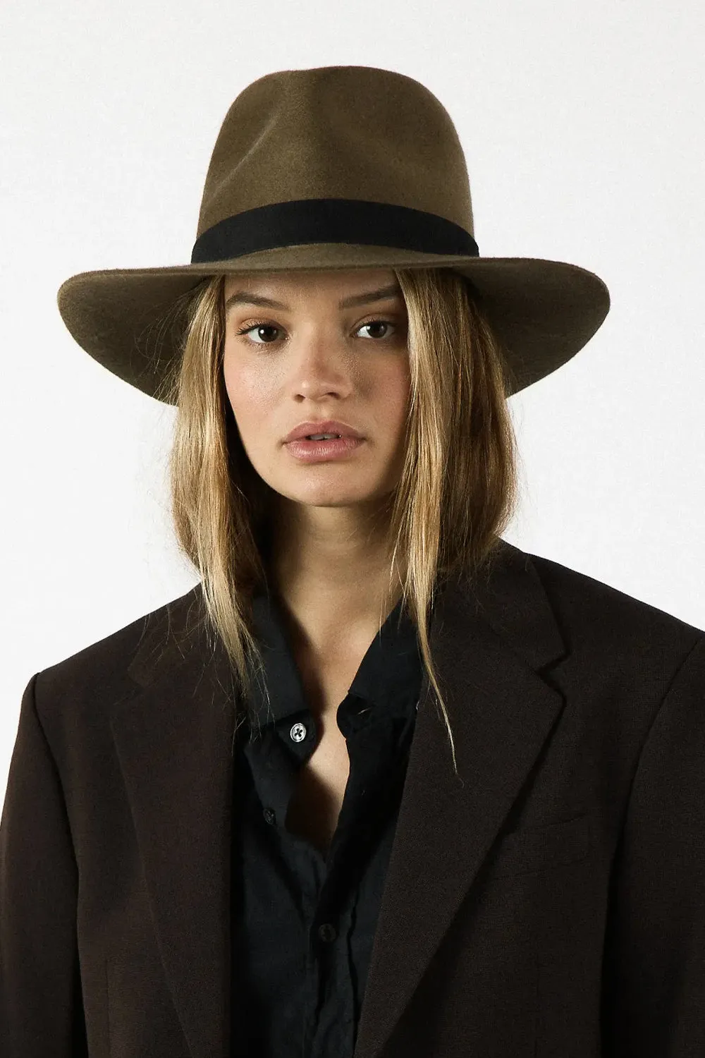 Luca Fedora Hat in Camel