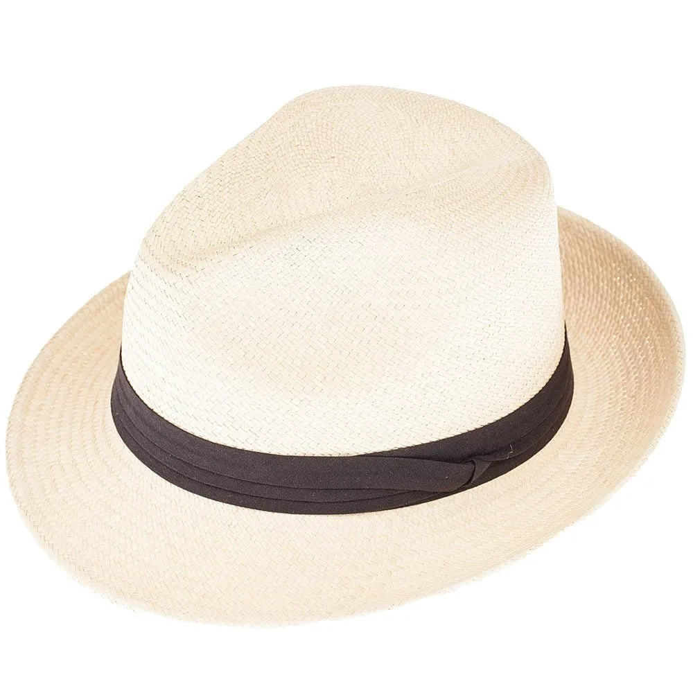 Melbourne Hats Summer Trilby Panama - Natural