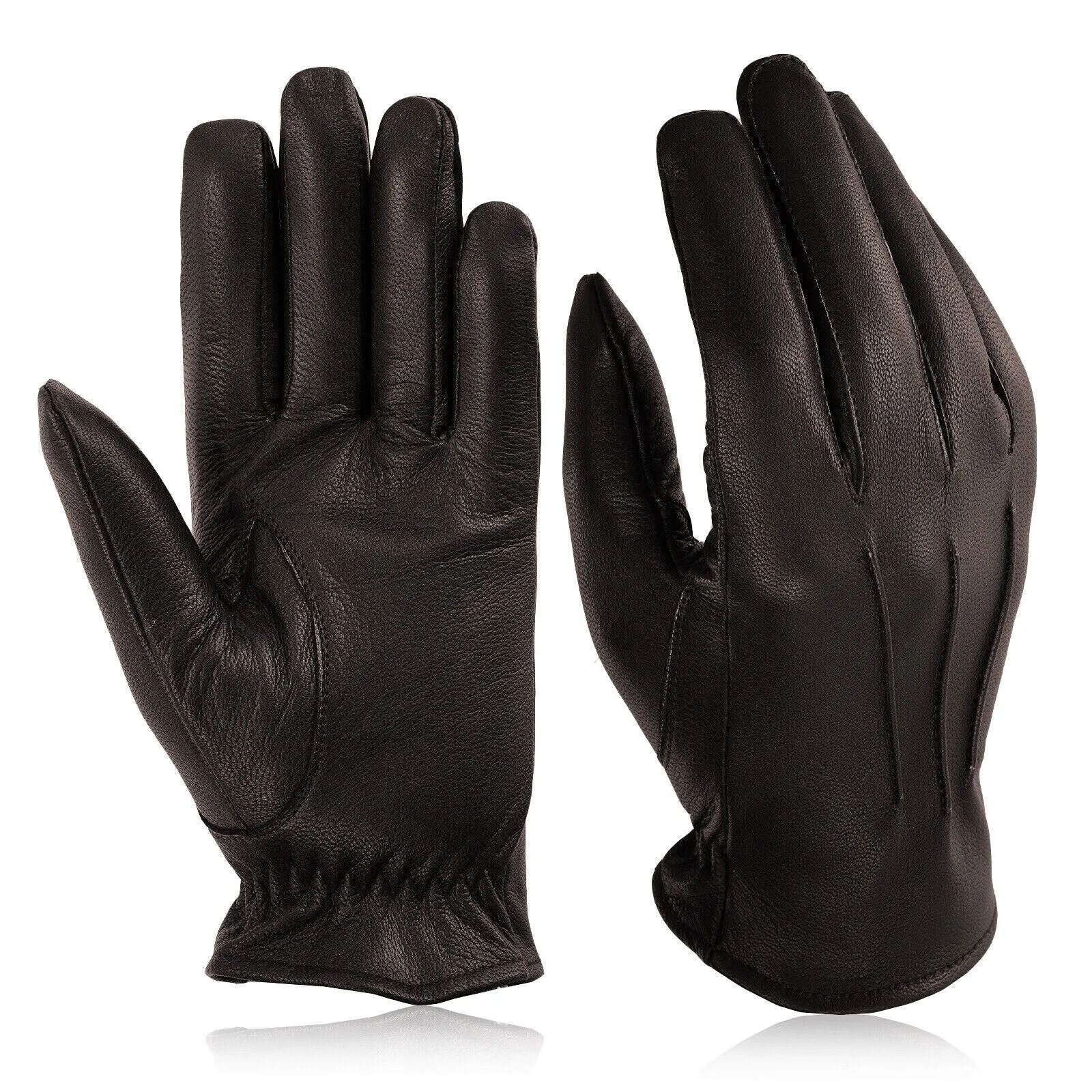 Men's Driving Police Leather Glove