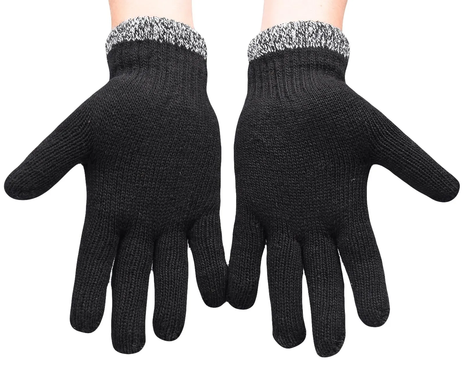 Mens Thermal Gloves - 6/12 Pack