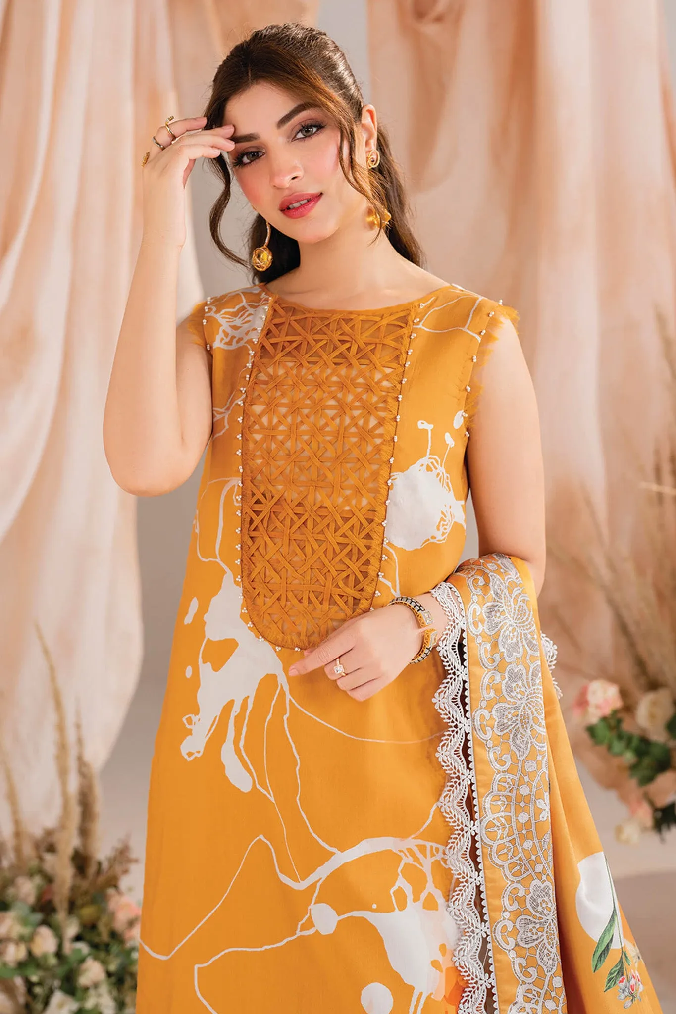 Meraki By Asifa Nabeel Unstitched 3 Piece Winter Vol-01 Collection'2024-MW-08-Solstice