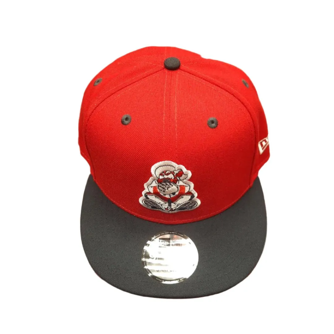 New Era Men's PCL Trappers Custom 950 Snapback Cap Red/Navy