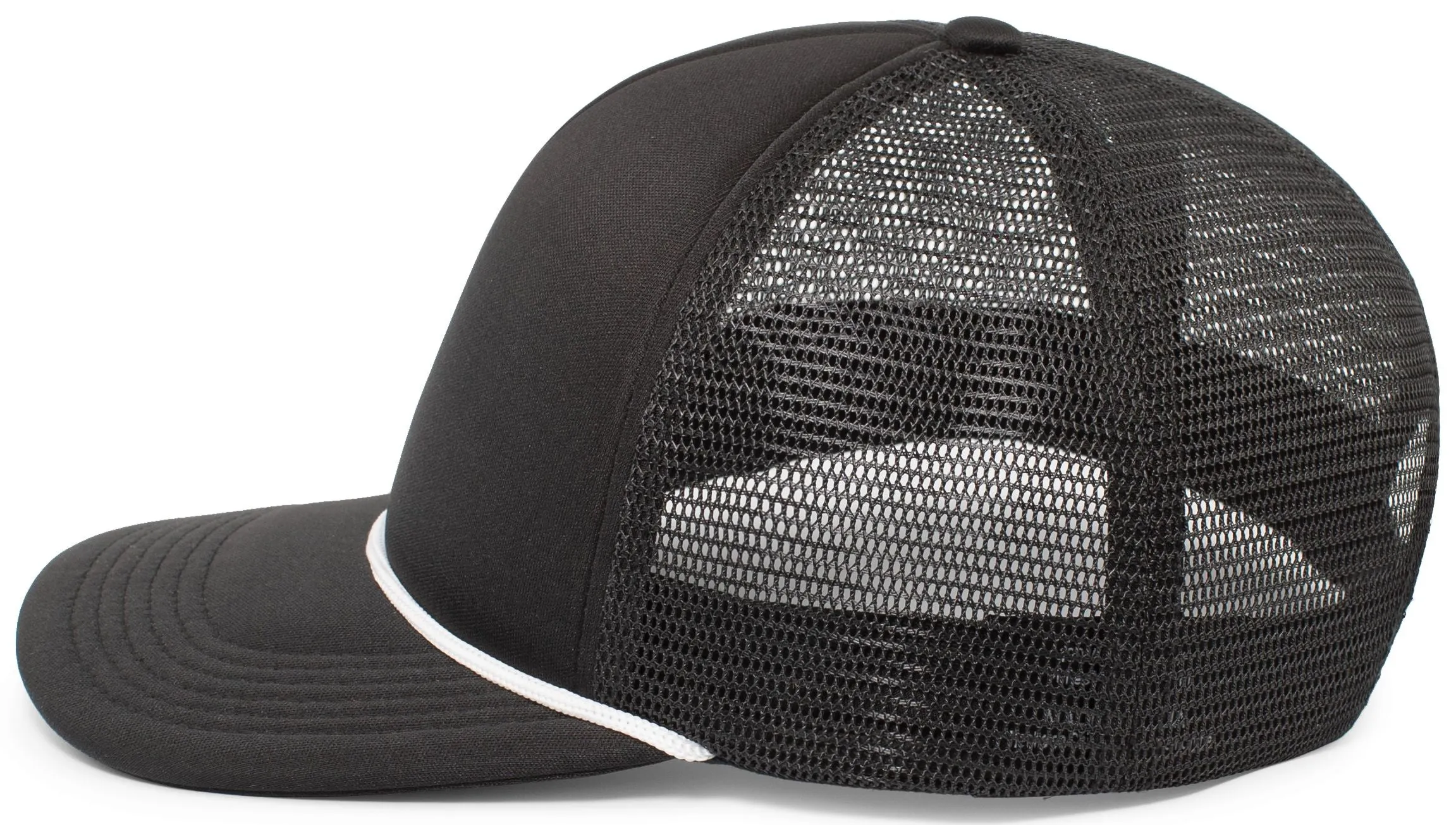 Pacific Headwear Foamie Fresh Trucker Cap - Black/White