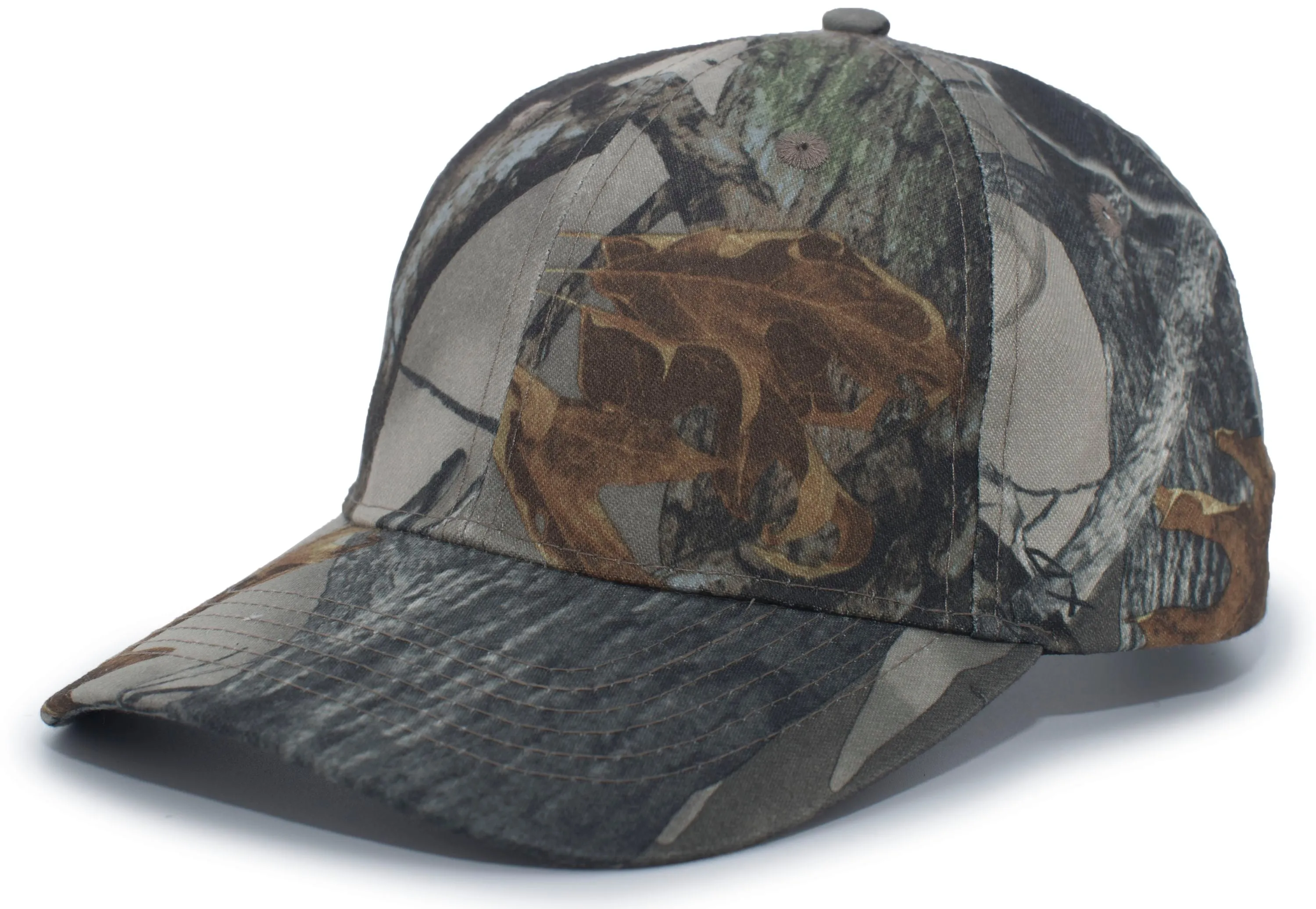 Pacific Headwear Structured Camo Hook-And-Loop Adjustable Cap