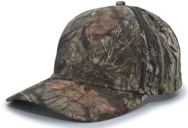 Pacific Headwear Structured Camo Hook-And-Loop Adjustable Cap