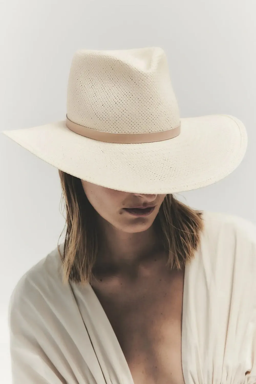 Sherman Fedora Hat in Natural