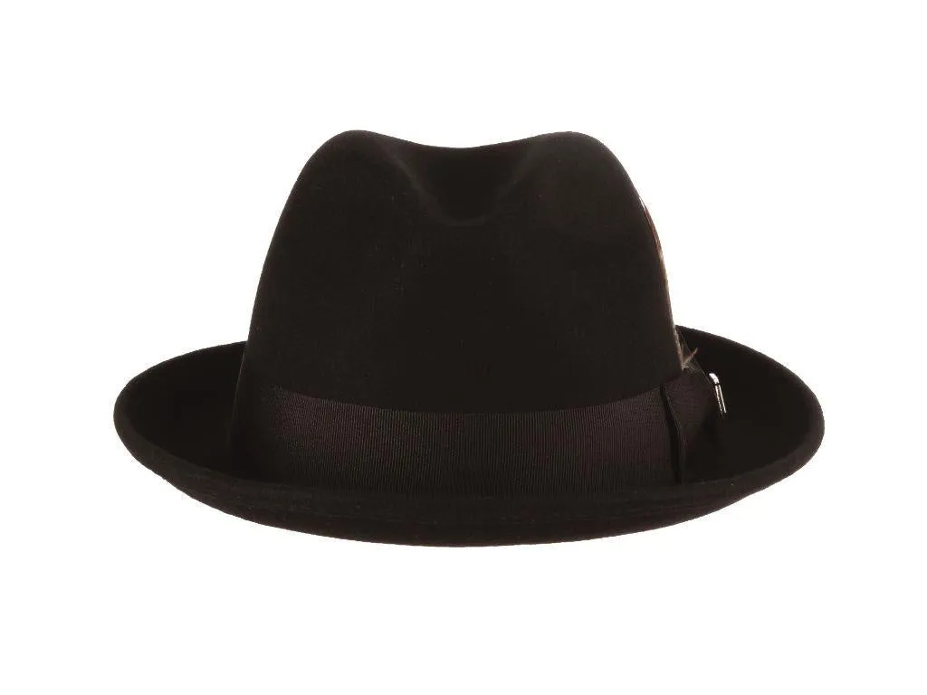 Stacy Adams Chelsea Wool Felt Stingy Brim Fedora