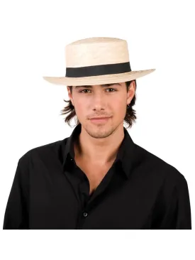 Straw Boater Hat