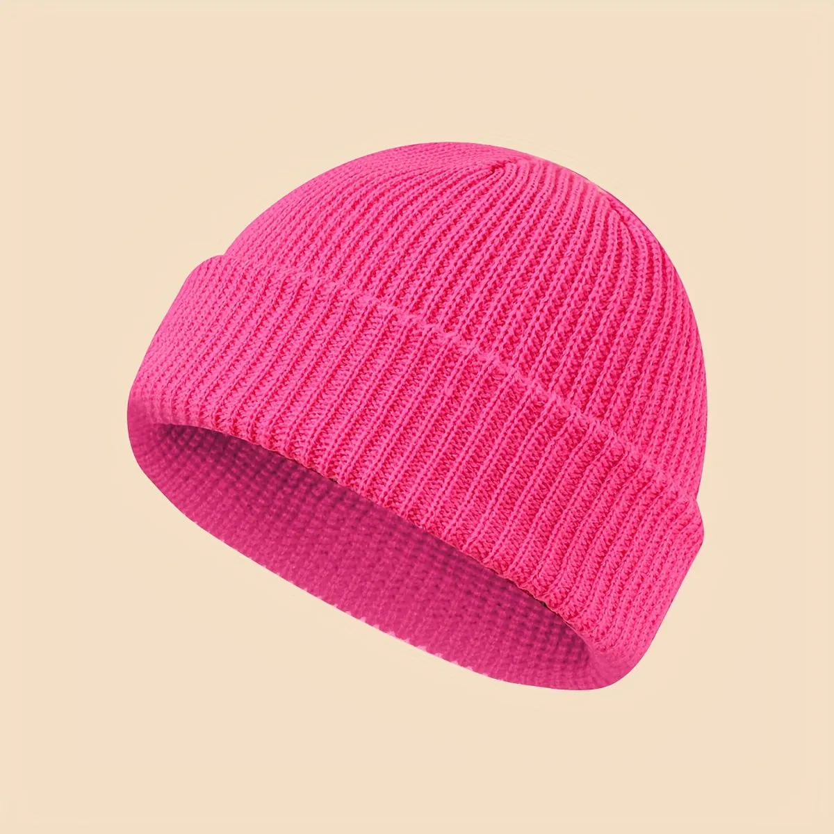 Stylish 1pc Mens Knitted Beanie Hat  A Perfect Gift