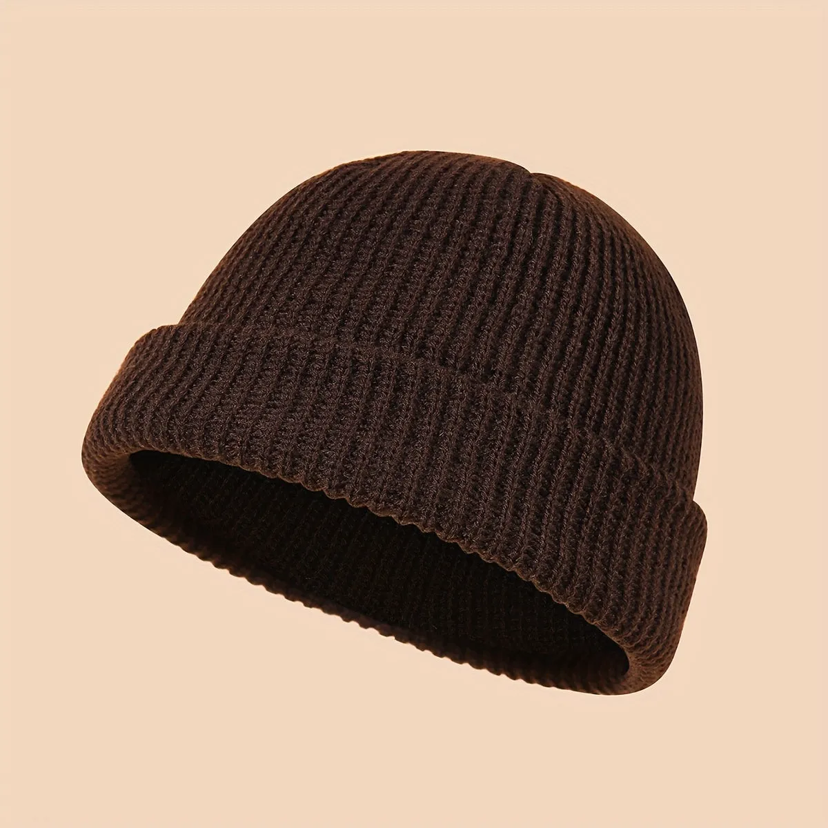 Stylish 1pc Mens Knitted Beanie Hat  A Perfect Gift