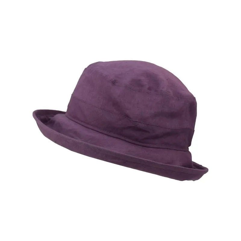 Sun Protection Bowler Hat - Summer Breeze Linen