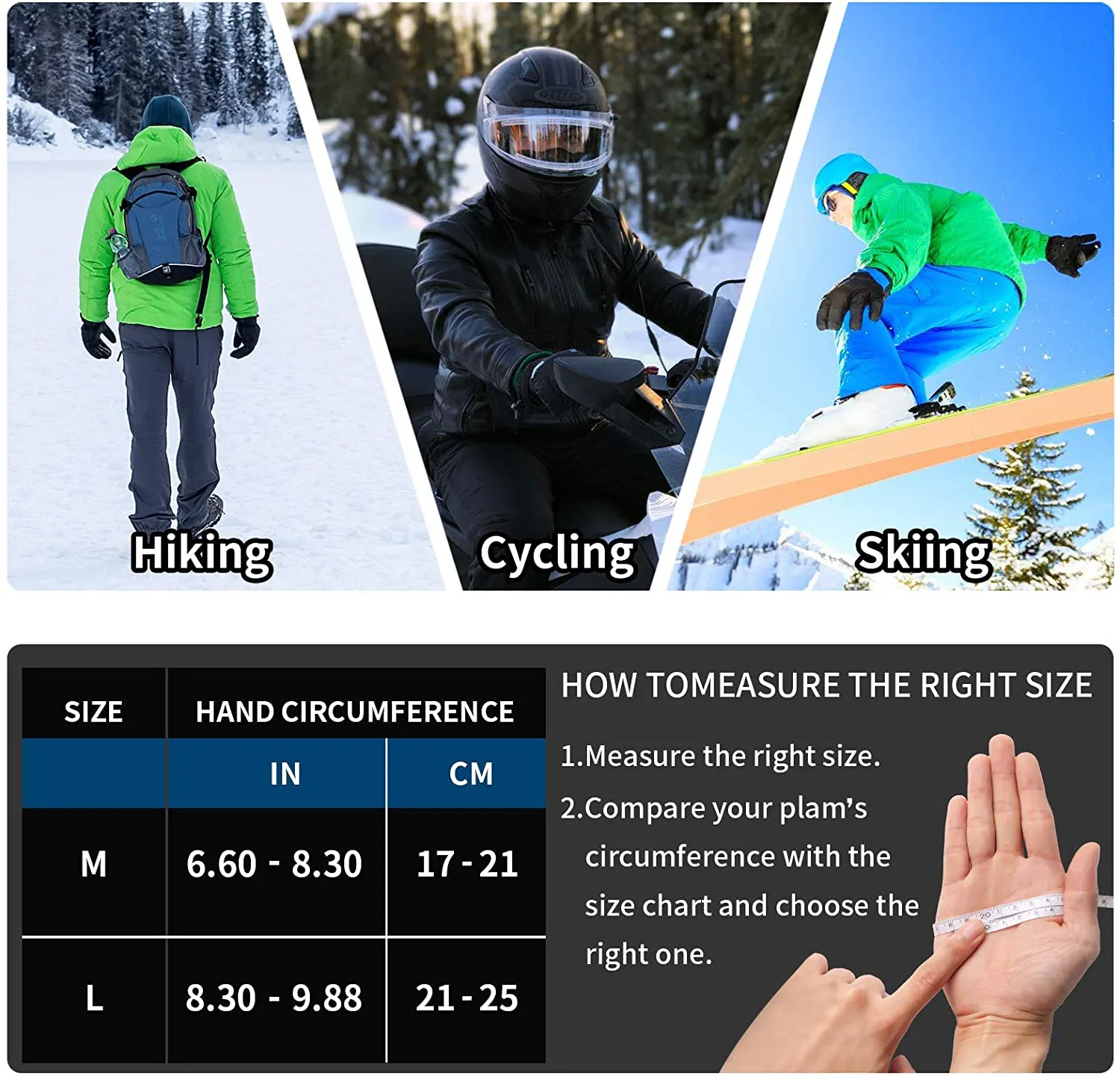 Thermal Knit Touch Screen Winter Gloves