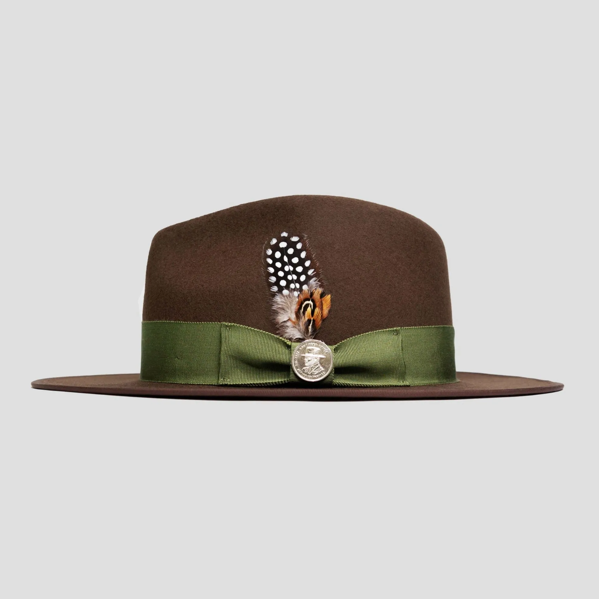 Timeless Felt Fedora Hat-Mocha