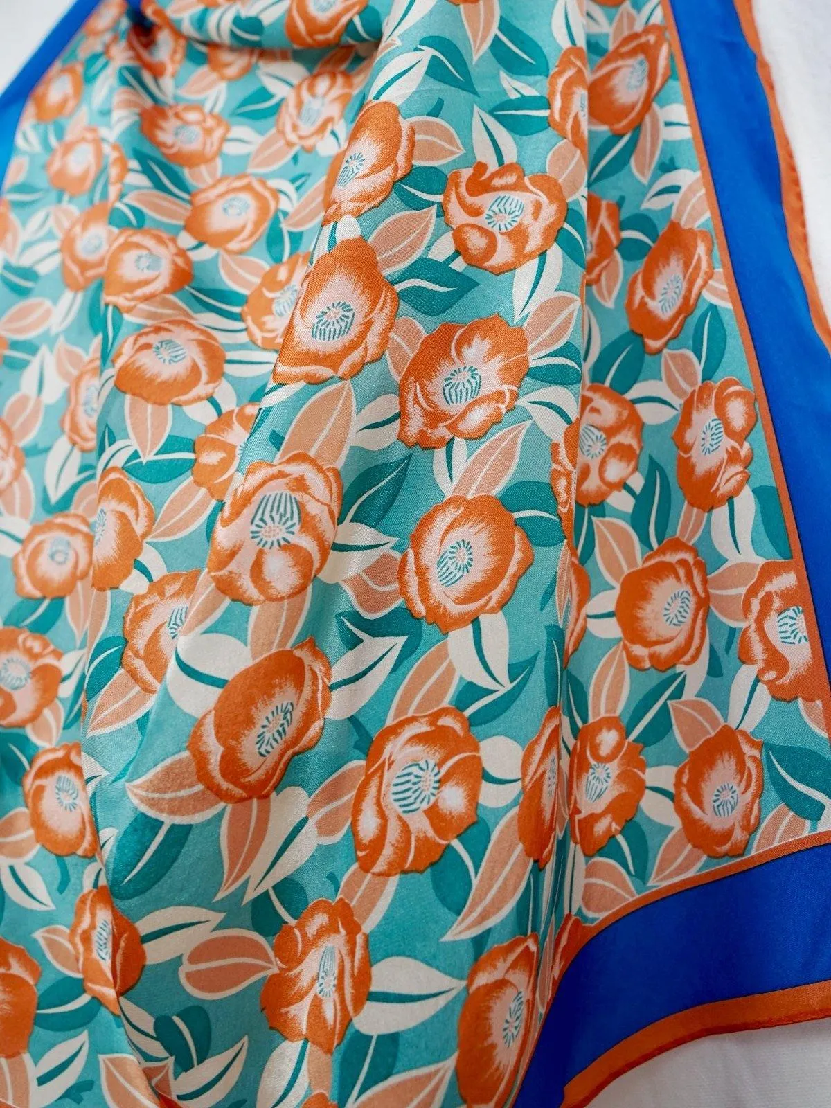 Vintage Kenzo Floral Silk Scarf