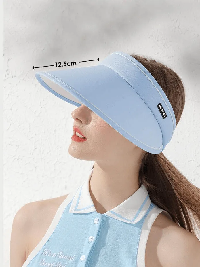 Women's Adjustable Sun Proof Hollow Cap / Visor Foldable Sun Hat - SF0501